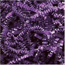Crinkle Cut Shredded Paper - Purple - 10 lbs./case