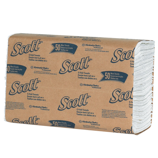 Scott Surpass White C-Fold Towels 16/Case