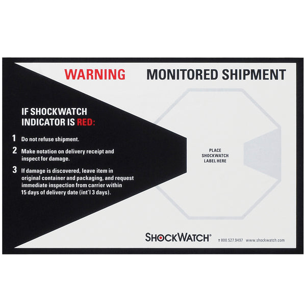 ShockWatch Companion Labels 200/Case