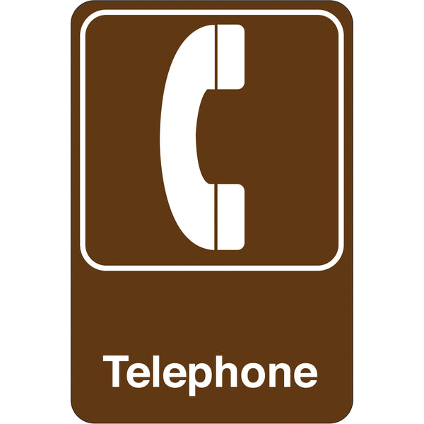 Telephone 9 x 6 Facility Sign