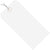 4-3/4 x 2-3/8 Pre-Wired White Tags (THICK BOARD - 13 POINT) 1000/Case