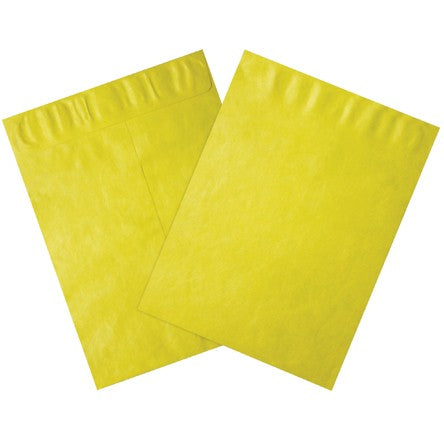 10 x 13 Yellow Tyvek Envelopes 100/Case
