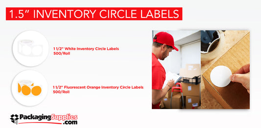 1.5" Circle Inventory Labels
