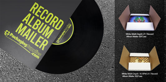 Share the music the right way! Record Album Mailers.