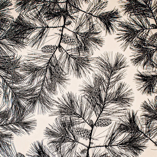 24" x 417 Feet Black Pines Half Ream Gift Wrap