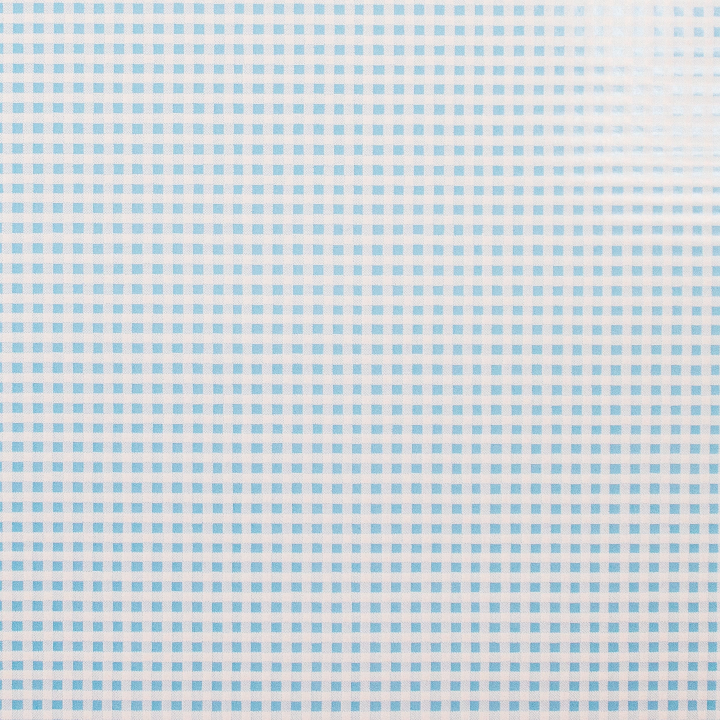 blue gingham gift wrap