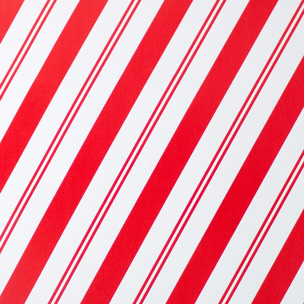 cane candy stripe gift wrap
