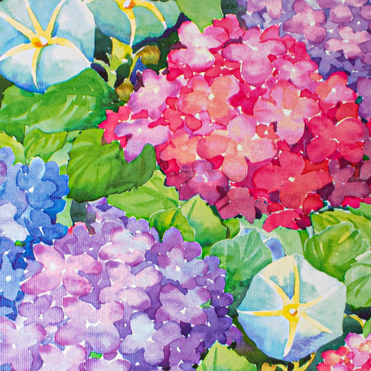 24" x 417 Feet Hydrangeas Half Ream Gift Wrap