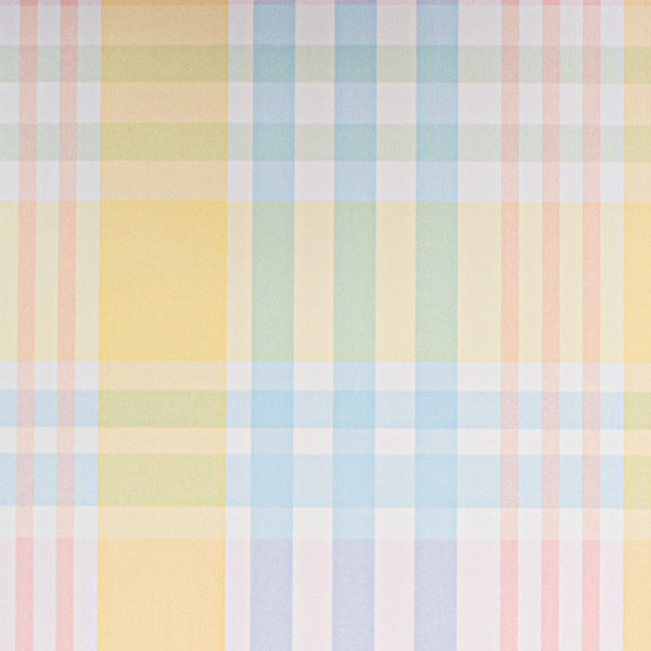 pastel plaid gift wrap