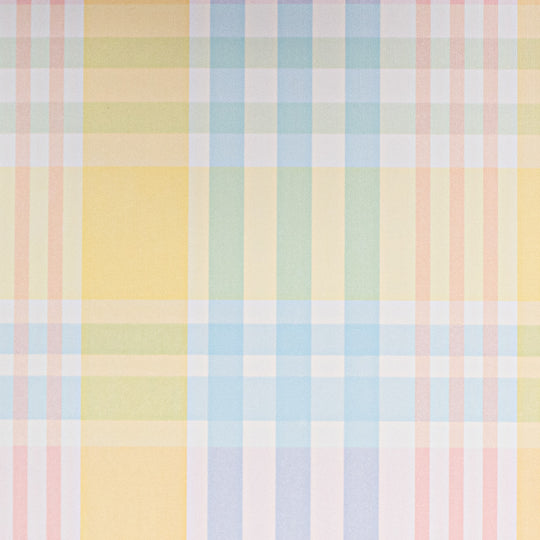 24" x 417 Feet Pastel Plaid Half Ream Gift Wrap
