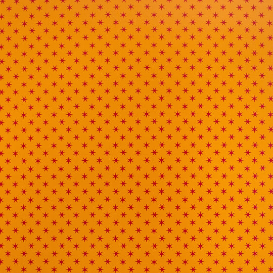 24" x 417 Feet Pink Stars on Coral Half Ream Gift Wrap