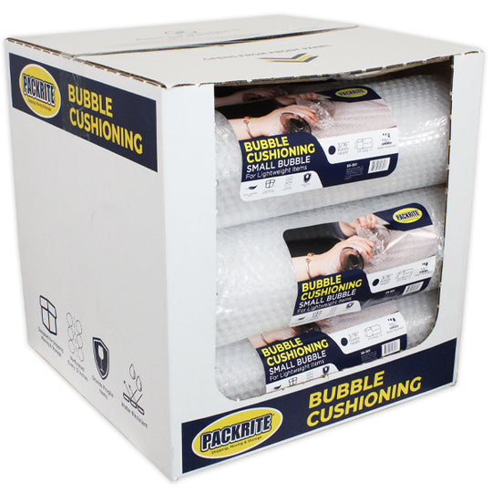 PackRite Bubble Pack, 3/16 Original Size Bubble 16 x 9 Feet Pony Roll, 12/Case