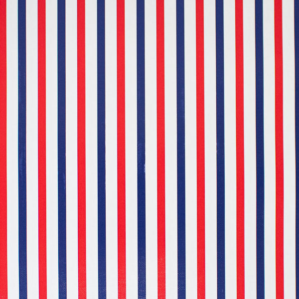 red blue stripe gift wrap