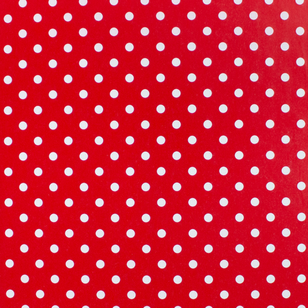 red white dots gift wrap
