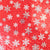 red white snowflake gift wrap
