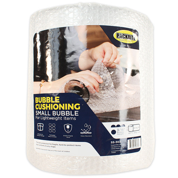 PackRite Bubble Pack 3/16 Original Size Bubble 12 x 60 Feet Roll