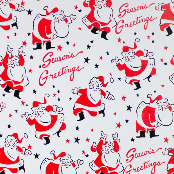 santas song dance gift wrap