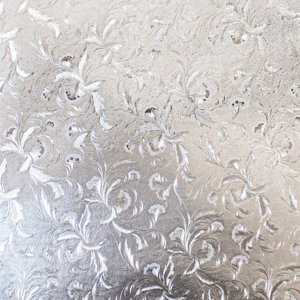 silver satin gift wrap