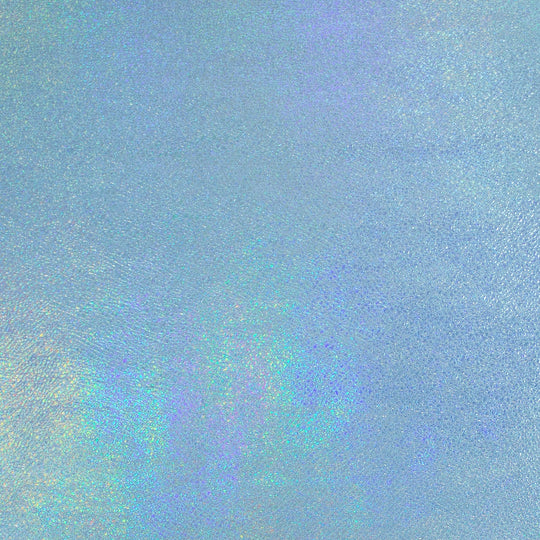 24" x 417 Feet Solid Blue on Holographic Half Ream Gift Wrap