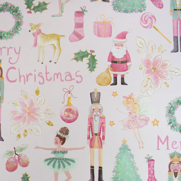 sugarplum christmas gift wrap