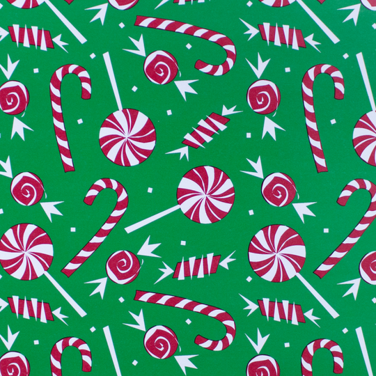 24" x 833 Feet Sweet Treats Full Ream Gift Wrap