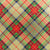 traditional gold plaid gift wrap