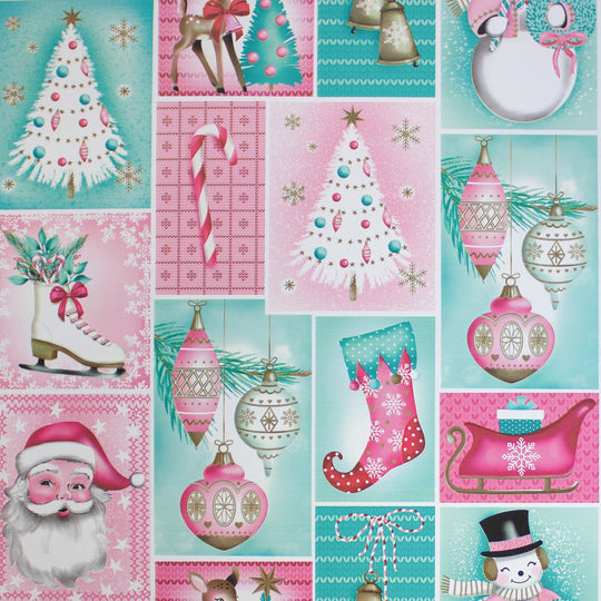 24" x 417 Feet Very Vintage Half Ream Gift Wrap