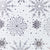 white snowflakes gift wrap