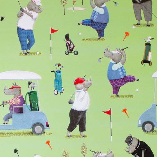 24" x 833 Feet Who's Your Caddy Full Ream Gift Wrap