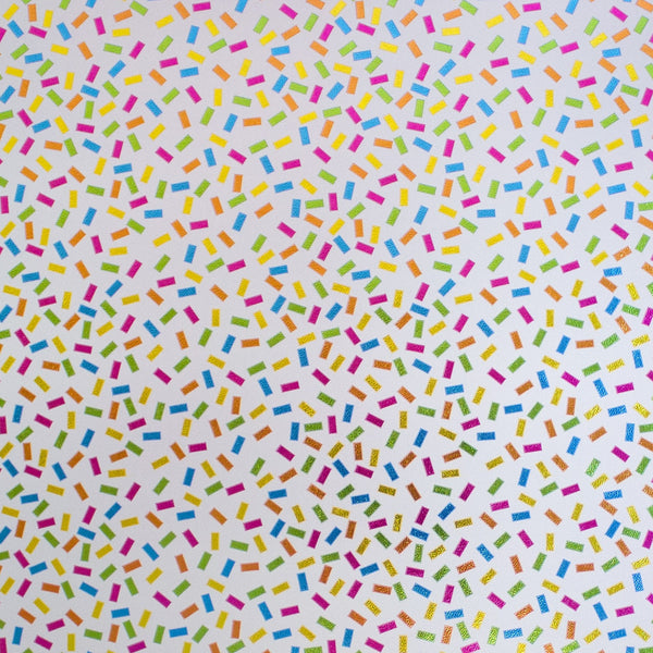 with sprinkles gift wrap