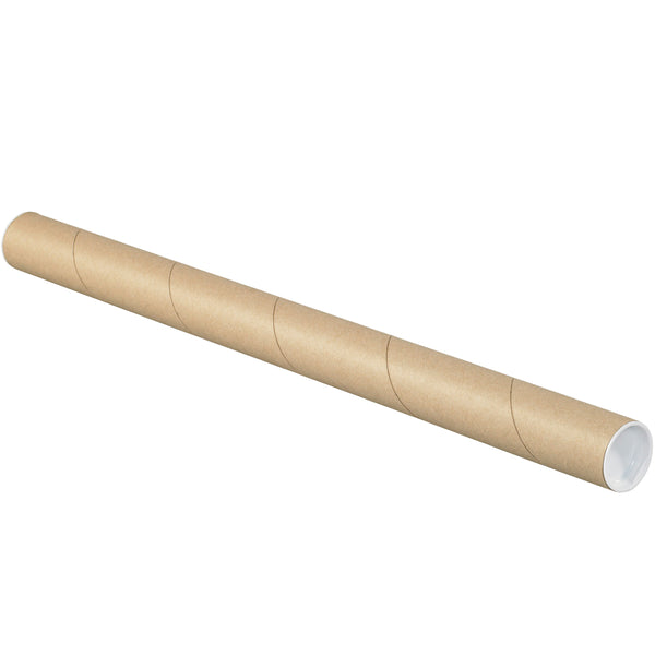 brown kraft mailing tubes
