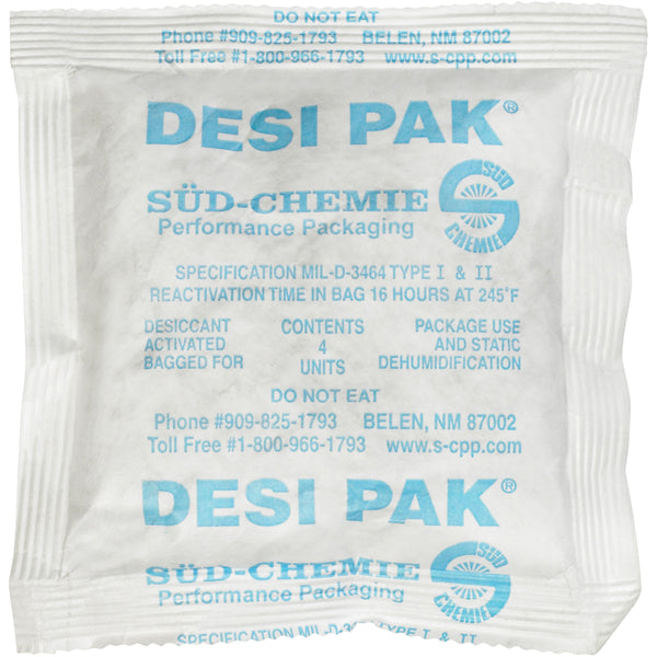 1 1/2 x 3 1/4 x 1/4" Tyvek Clay Desiccants - 5 Gallon Pail 550/Pail