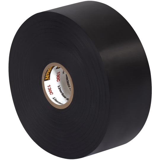 1 1/2" x 30 Feet Black 3M 130C Electrical Tape 3/Case