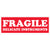 Fragile Delicate Instruments Labels (1.5 x 4) 500/Roll