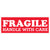 Fragile Handle with Care Labels (1.5 x 4) 500/Roll