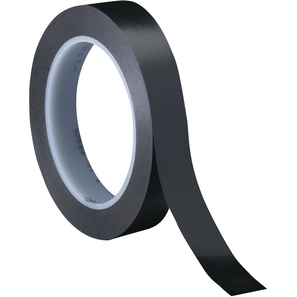 1/2" x 36 yds. Black 3M 471 Vinyl Tape 3/Case