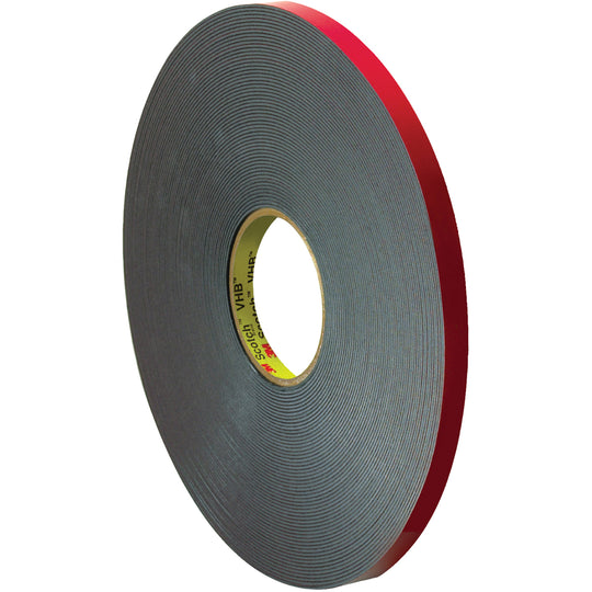 1/2" x 5 yds. Black 3M 5958FR VHB Tape