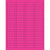 1 3/4 x 1/2" Fluorescent Pink Rectangle Laser Labels 8000/Case
