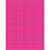 1 3/4 x 1/2" Fluorescent Pink Rectangle Laser Labels 8000/Case