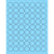1" Fluorescent Pastel Blue Circle Laser Labels 6300/Case