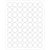 1" White Removable Circle Laser Labels 6300/Case