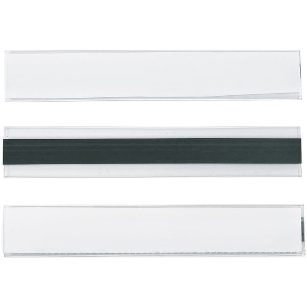 1 x 6 Hol-Dex Magnetic Plastic Label Holders 12/Case