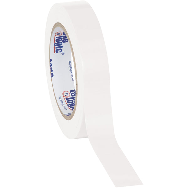 1" x 36 yds. White Solid Vinyl Safety Tape 48/Case