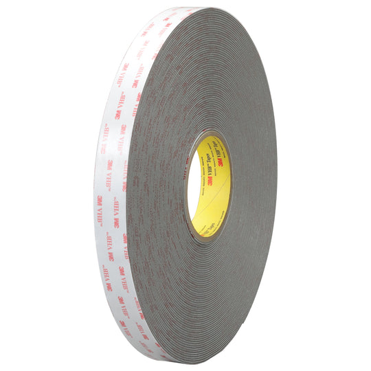 1" x 5 yds. Gray 3M 4956 VHB Tape