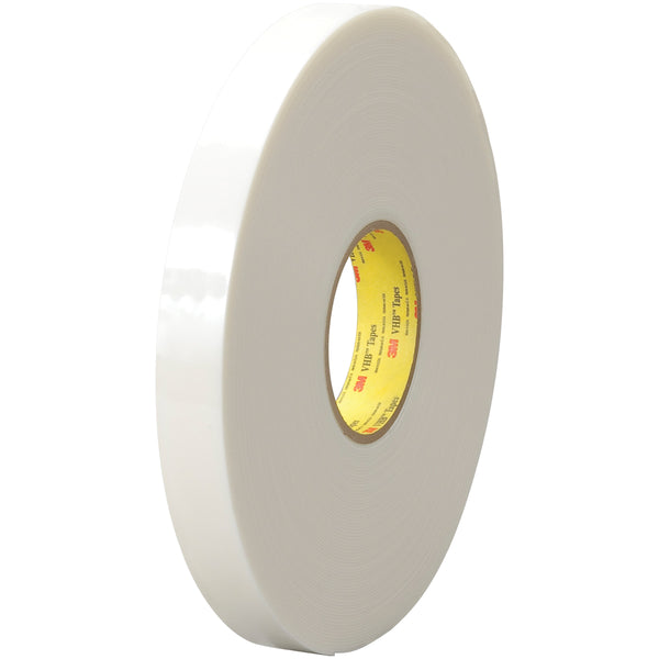 1" x 5 yds. White 3M 4951 VHB Tape