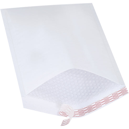 10 1/2 x 16 - #5 Self-Seal White Bubble Mailers 100/Case