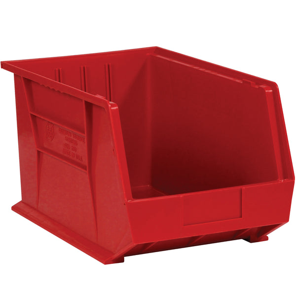 9 1/4 x 6 x 5 Red Plastic Bin Boxes  12/Case