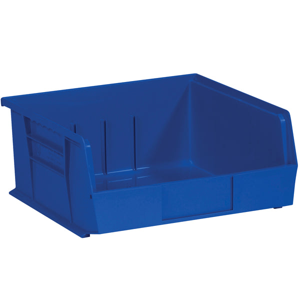 11 x 10 7/8 x 5 Blue Plastic Bin Boxes  6/Case