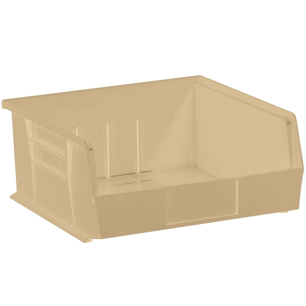 11 x 10 7/8 x 5 Ivory Plastic Bin Boxes 6/Case