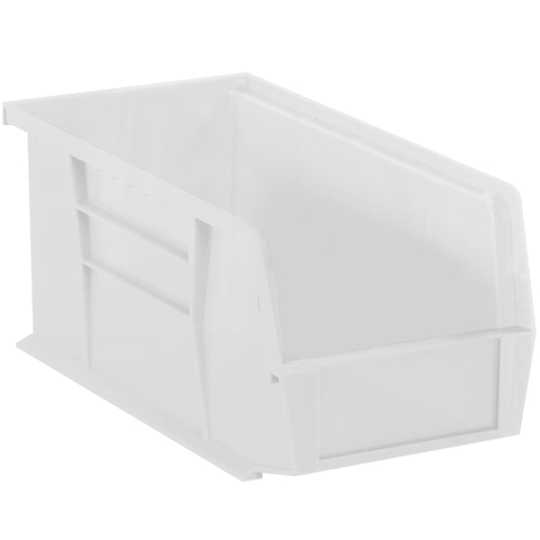 8 1/4 x 14 3/4 x 7 Clear Plastic Bin Boxes 12/Case